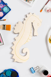 Seahorse Wood Cutout