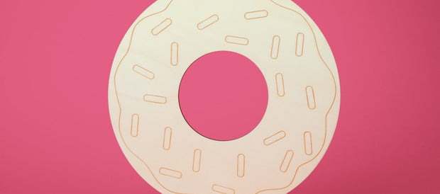 Donut Wood Cutout