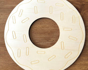 Donut Wood Cutout