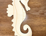 Seahorse Wood Cutout